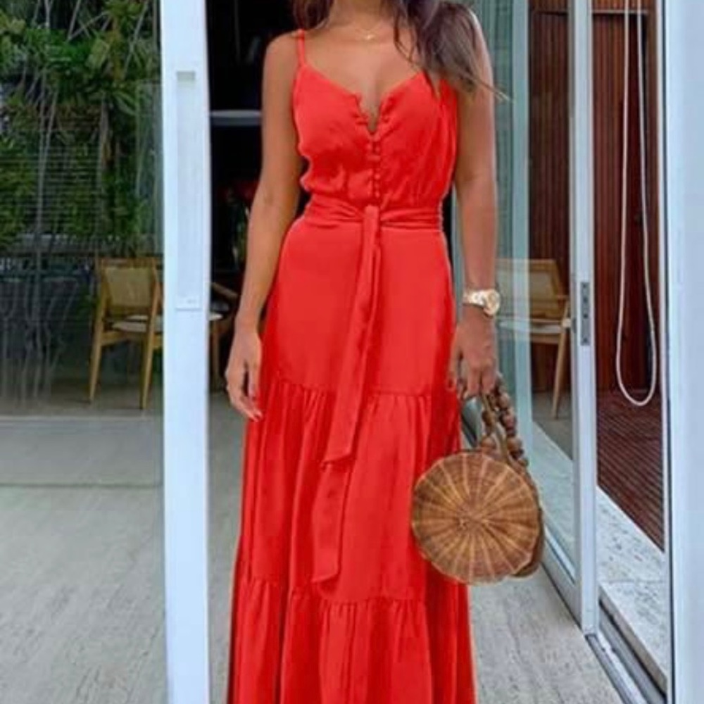 Beautiful red sundress